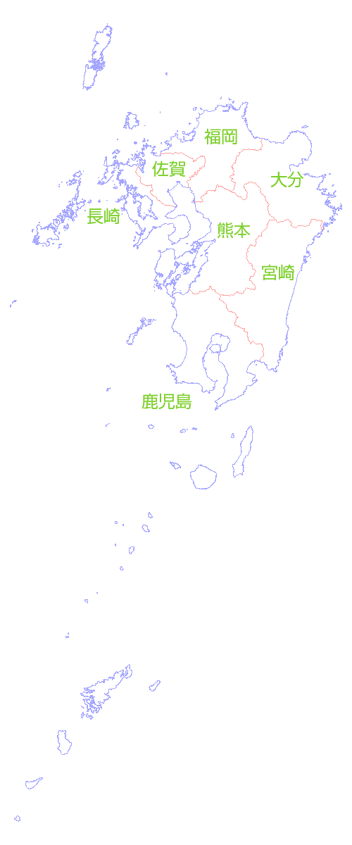 九州　キリスト教会　マップ